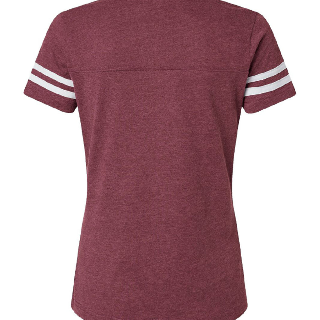 VN BRGNDY/ BL WH - 3537 - BACK