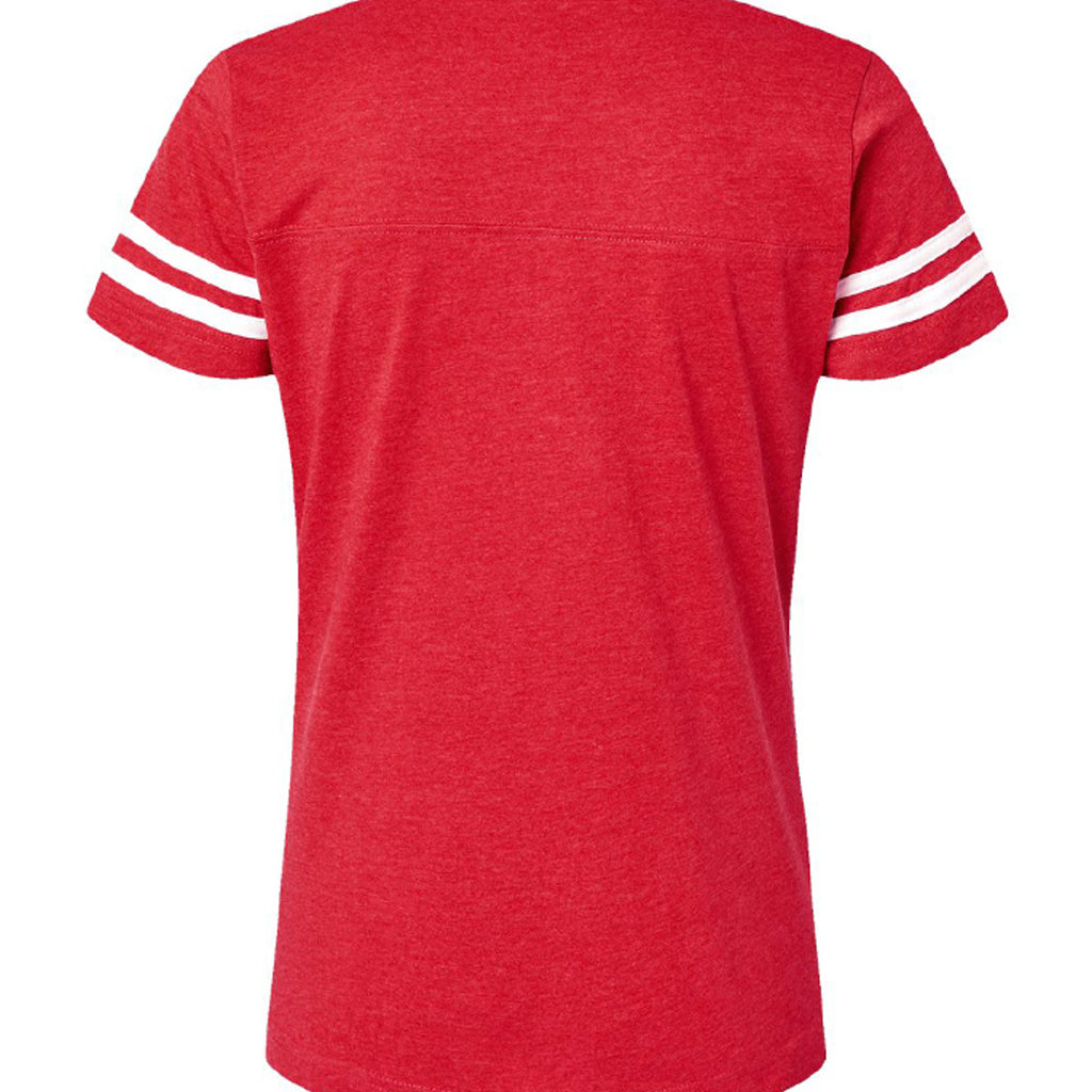 VN RED/ BLD WHT - 3537 - BACK