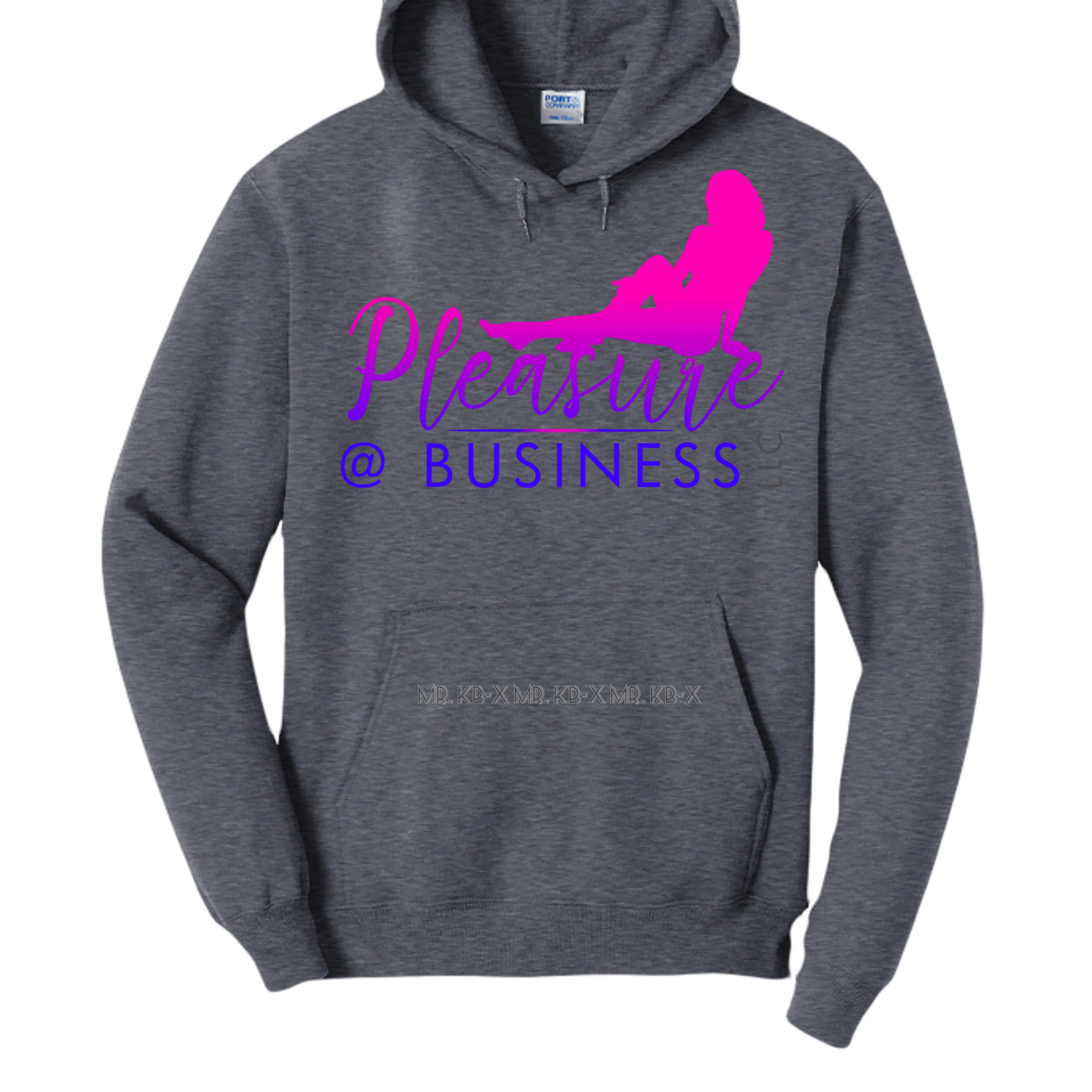 Watermarked - 37 Heather Navy Tall Hoodie