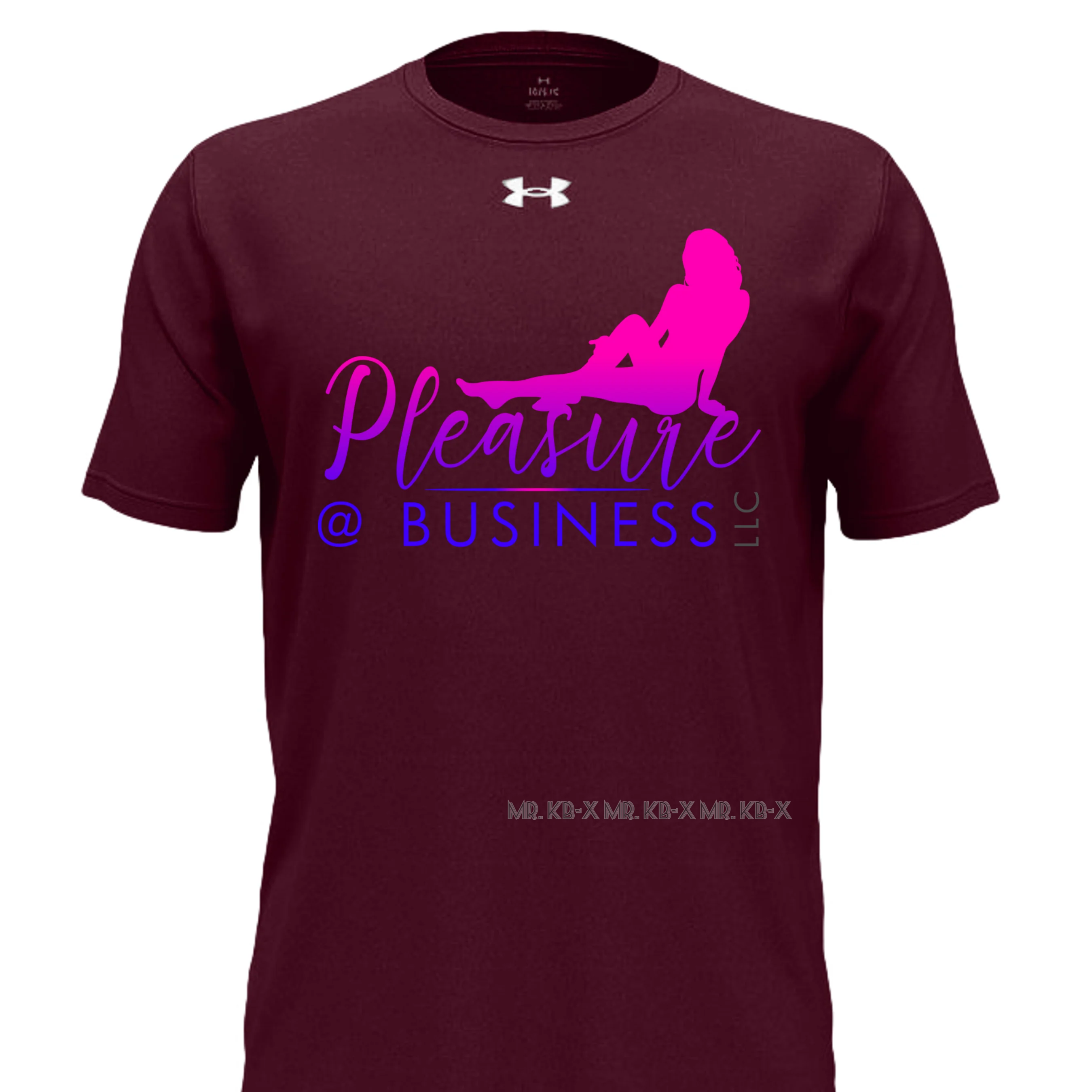 Watermarked - 40Maroon Under Armour Tee