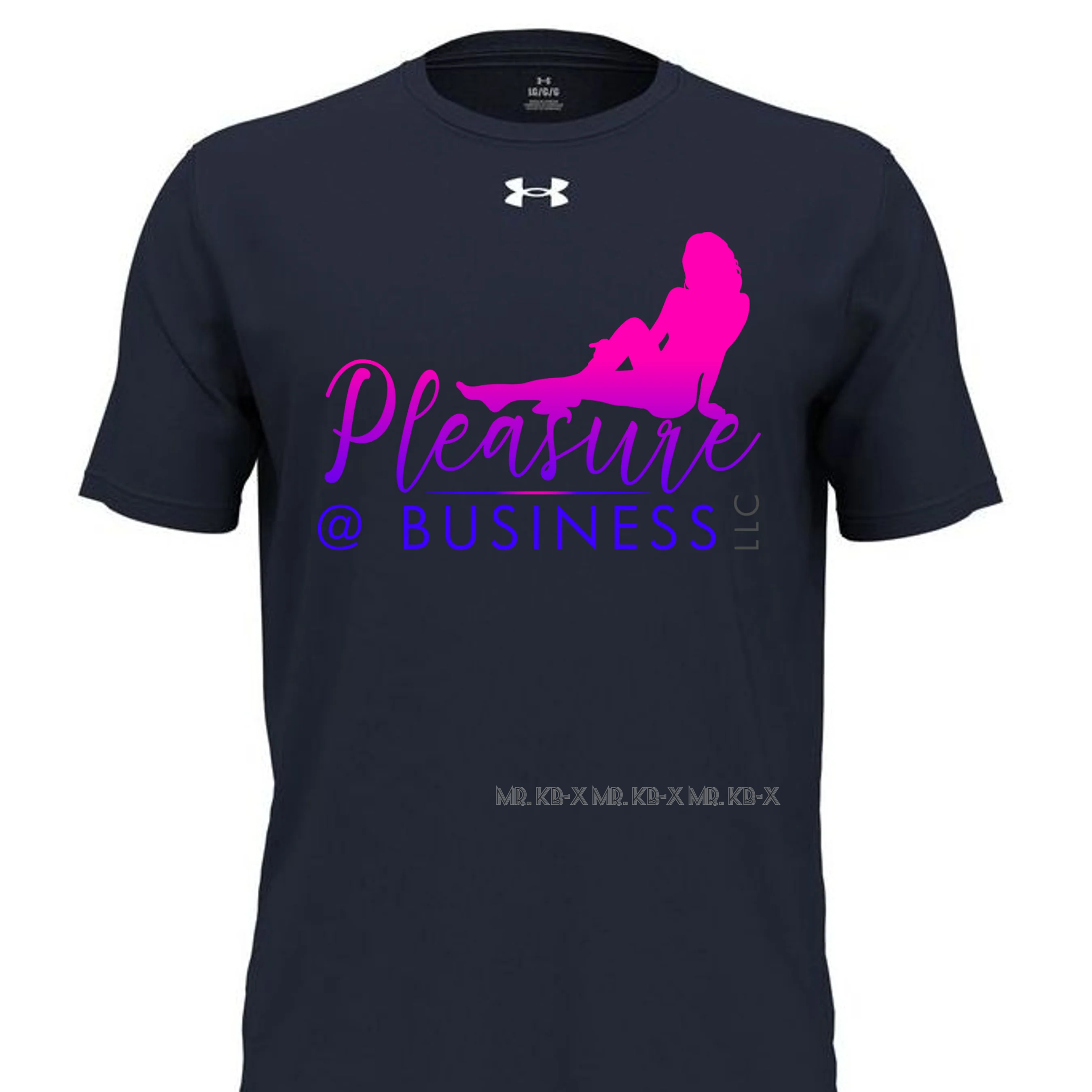 Watermarked - 40 Navy Under Armour Tee
