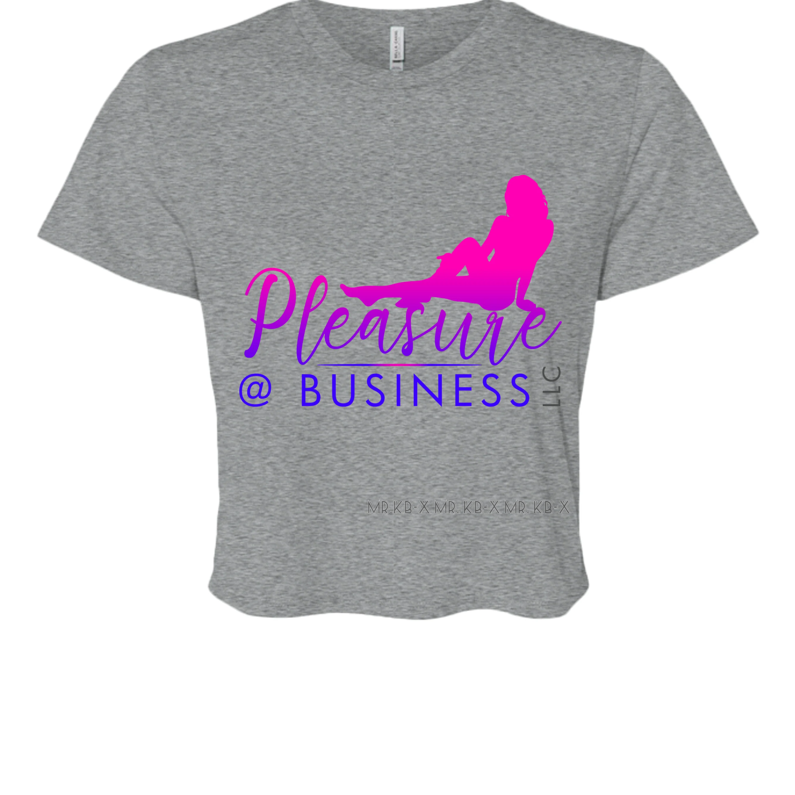 Watermarked - 41 Heather Cropped Tee