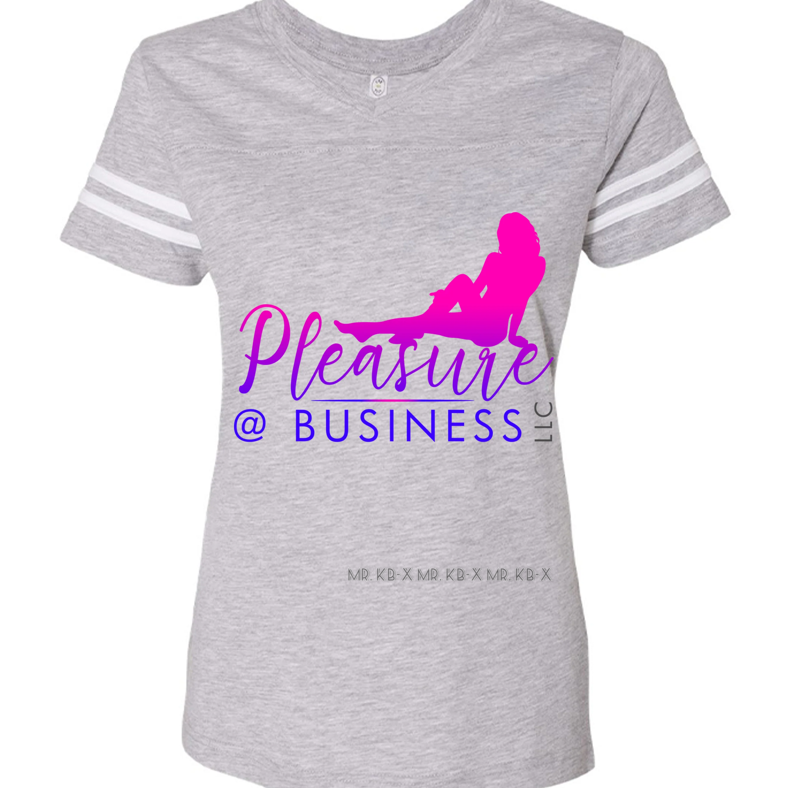 Watermarked - 42 Heather Football Tee