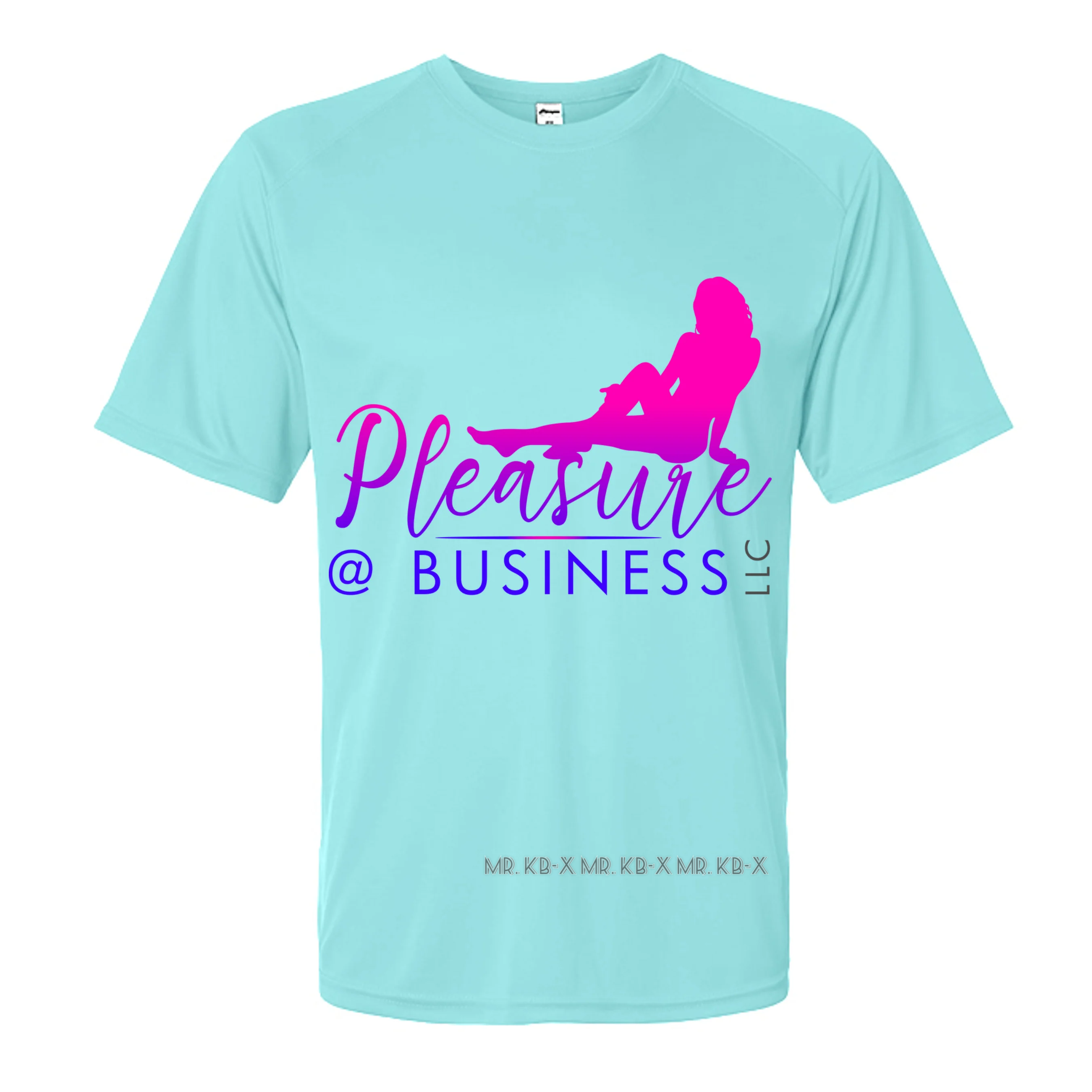 Watermarked - 47 Aqua Blue T-Shirt